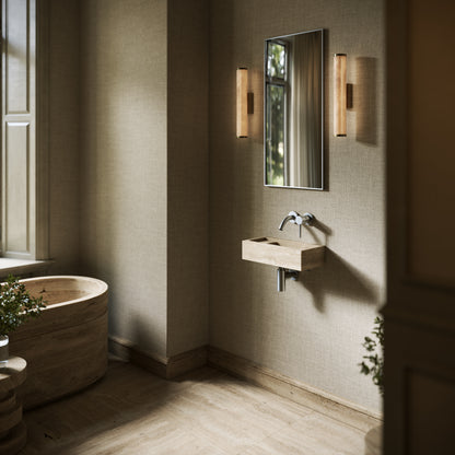Artista Travertine Stone Wall Hung Basin 400 - 1200mm