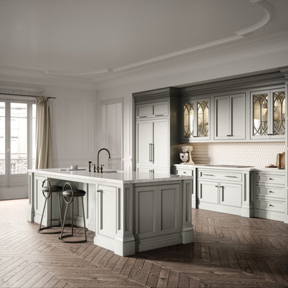 Asbury 4-Hole Traditional Kitchen Tap Brushed Bronze