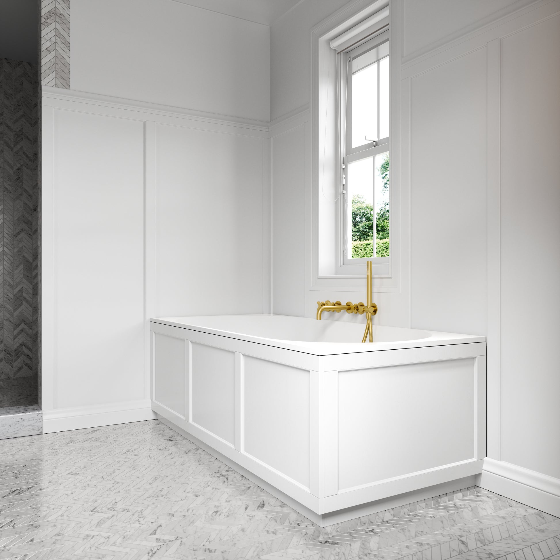 Lusso Light Aurena Inset Bath 1700mm