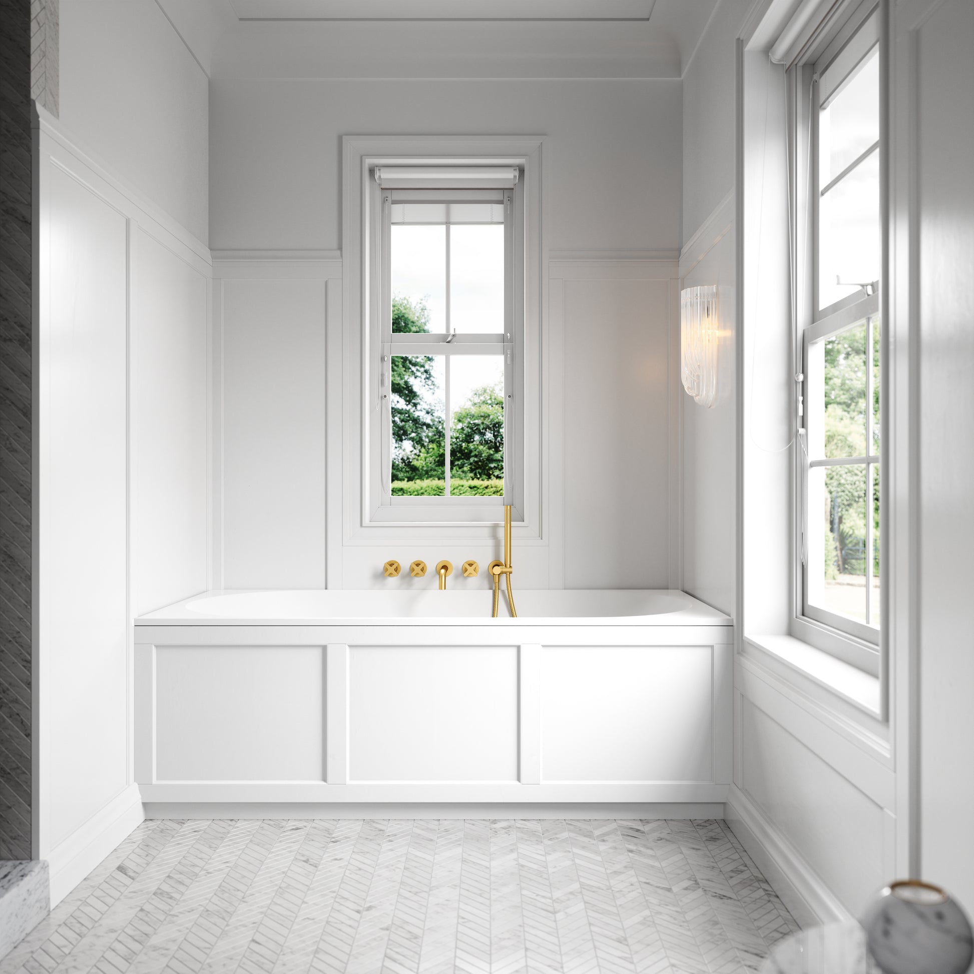 Lusso Light Aurena Inset Bath 1700mm