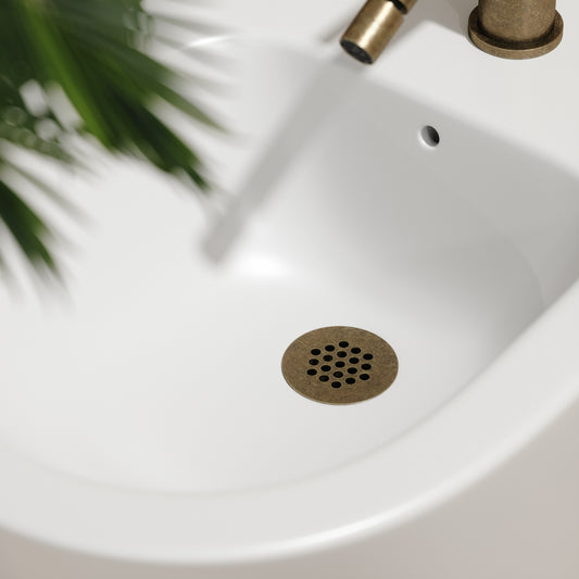 Luxe Aged Bronze Slotted Freeflow Bidet Waste