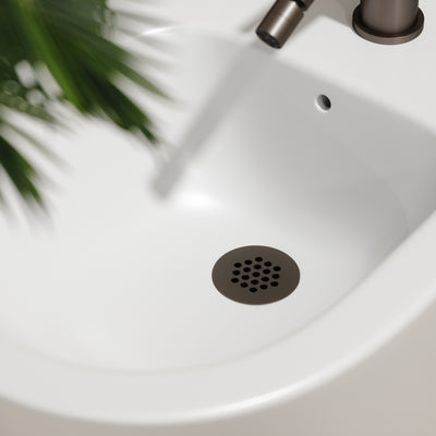 Luxe Deep Bronze Slotted Freeflow Bidet Waste