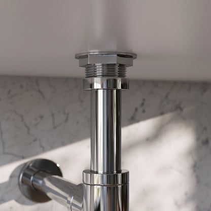Luxe Chrome Round Bottle Trap