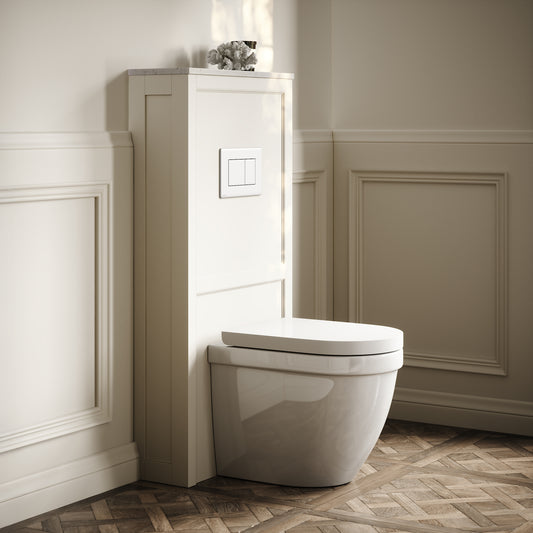 Claridge Velvet Cream WC Cistern Housing