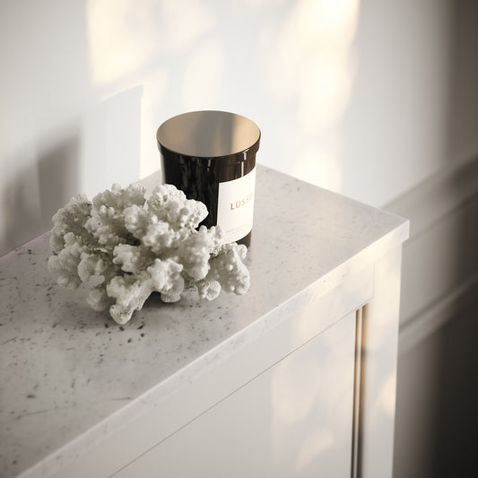 Berkeley Traditional Back to Wall Rimless Toilet with Concealed Cistern, Velvet Stone Claridge Housing and Rose Gold Flush Plate