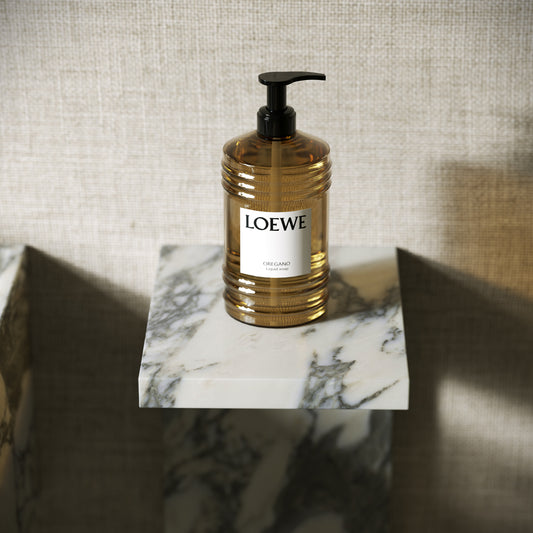 Colonna Arabescato Marble Pedestal Shelf