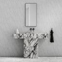 Concerto Arabescato Marble Pedestal Basin 1200mm