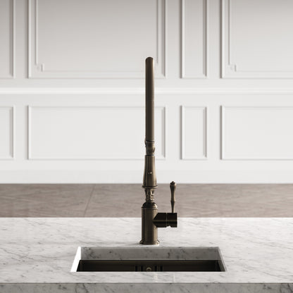 Claridge Brushed Bronze Traditional Pull Out Kitchen Tap