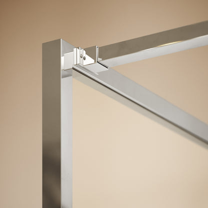 Designo Chrome Shower Screen - All sizes