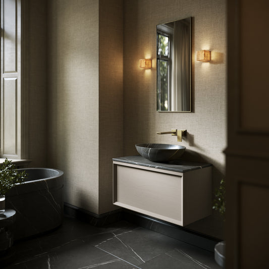 Elegance Pietra Grey Marble Countertop Basin 500mm