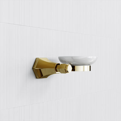 Eton Polished Brass Wall Mounted Soap Dish