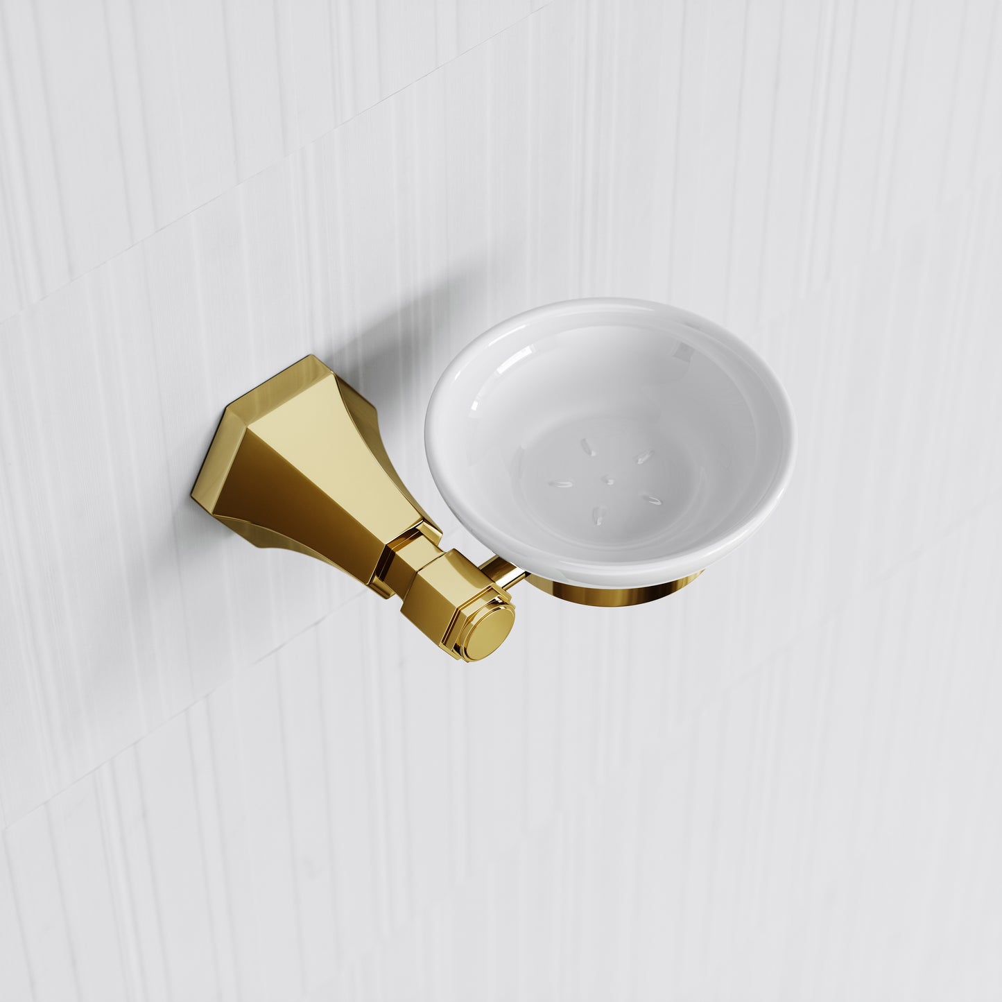 Eton Polished Brass Wall Mounted Soap Dish