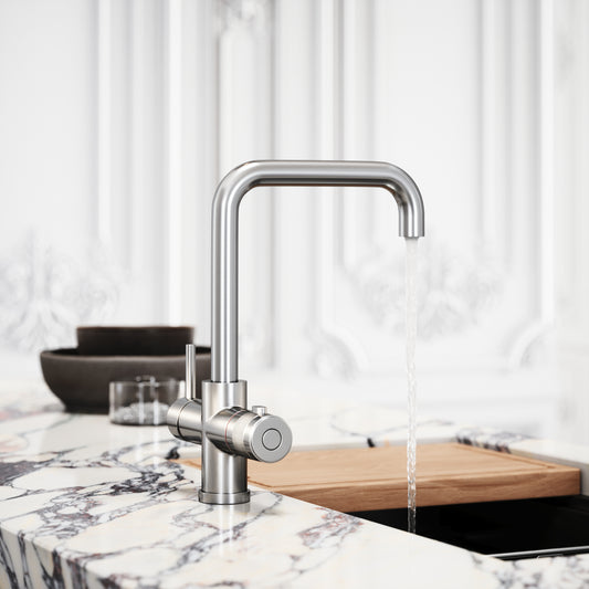 Filtrata 101 Brushed Nickel 4 in 1 Boiling Water Tap