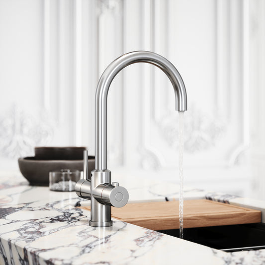 Filtrata Brushed Nickel 4 in 1 Boiling Water Tap