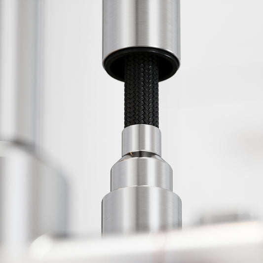 Filtrata Filtro Brushed Nickel 4 in 1 Pull-out Boiling Water Tap