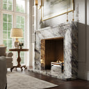 Beaumont Calacatta Viola Honed Marble Fireplace 1600mm