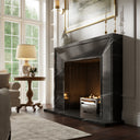 Beaumont Pietra Grey Honed Marble Fireplace 1600mm