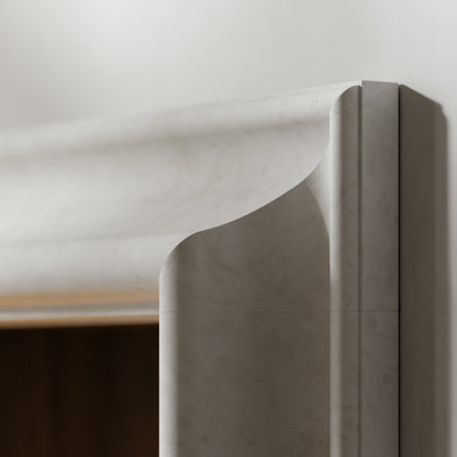 Carmina Beige Limestone Honed Marble Fireplace 1500mm