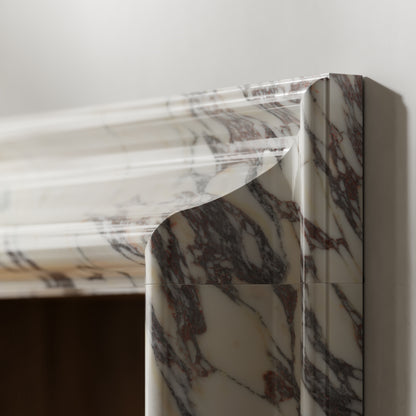 Carmina Calacatta Viola Honed Marble Fireplace 1500mm