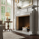 Carrington Carrara Honed Marble Fireplace 1700mm