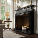 Carrington Nero Marquina Honed Marble Fireplace 1700mm