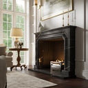 Chambord Pietra Grey Honed Marble Fireplace 1600mm