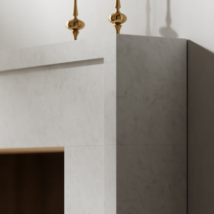 Collingham Beige Limestone Honed Marble Fireplace 1600mm