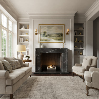 Collingham Pietra Grey Honed Marble Fireplace 1600mm
