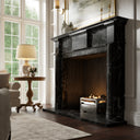Madeleine Nero Marquina Honed Marble Fireplace 1830mm
