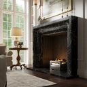 Valois Nero Marquina Honed Marble Fireplace 1700mm