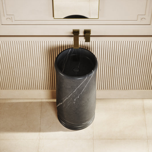 Grandeur Pietra Grey Marble Freestanding Basin 400mm