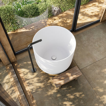 Lusso Light Yu Freestanding Japanese Soaking Bath 760mm