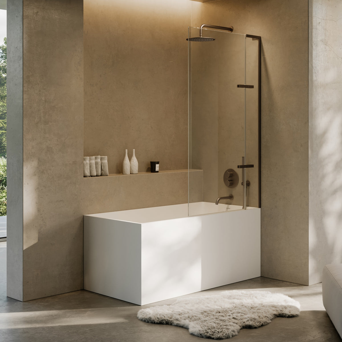 Lusso Light Kube Freestanding Bath 1400mm