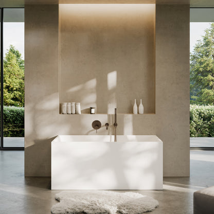 Lusso Light Kube Freestanding Bath 1400mm