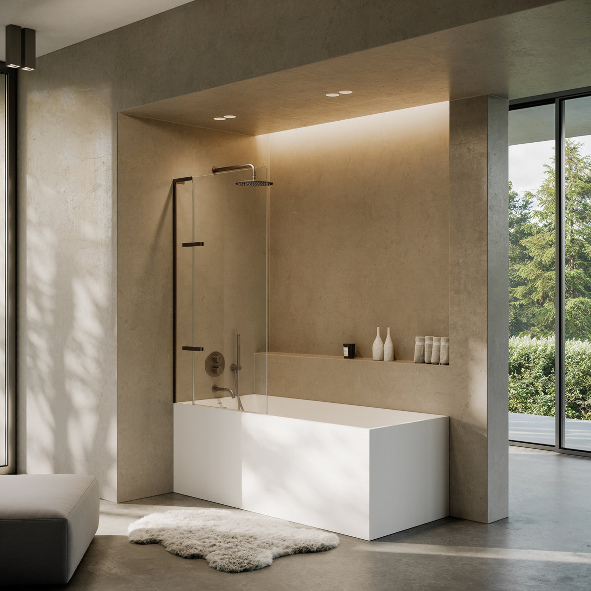 Lusso Light Kube Freestanding Bath 1700mm
