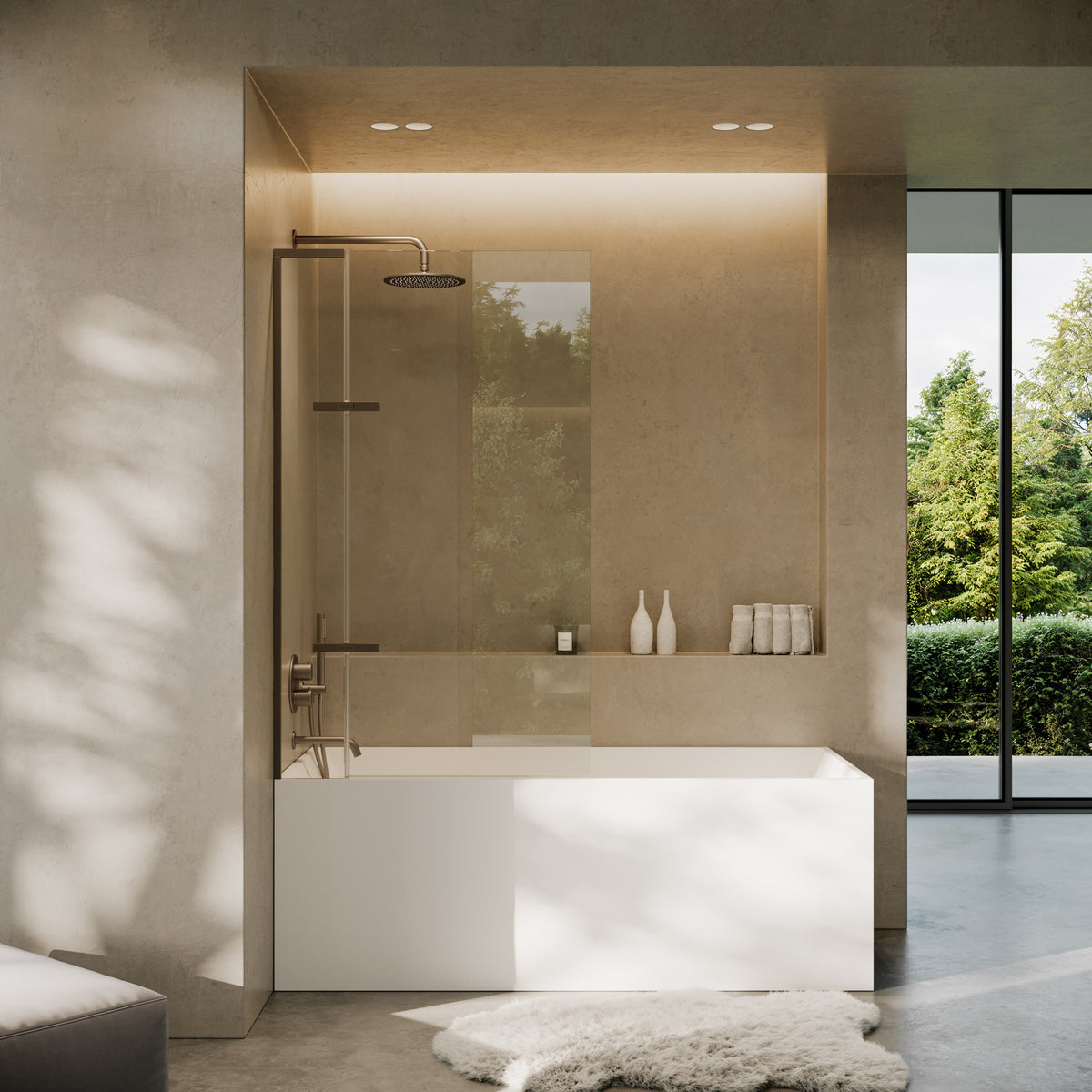 Lusso Light Kube Freestanding Bath 1700mm