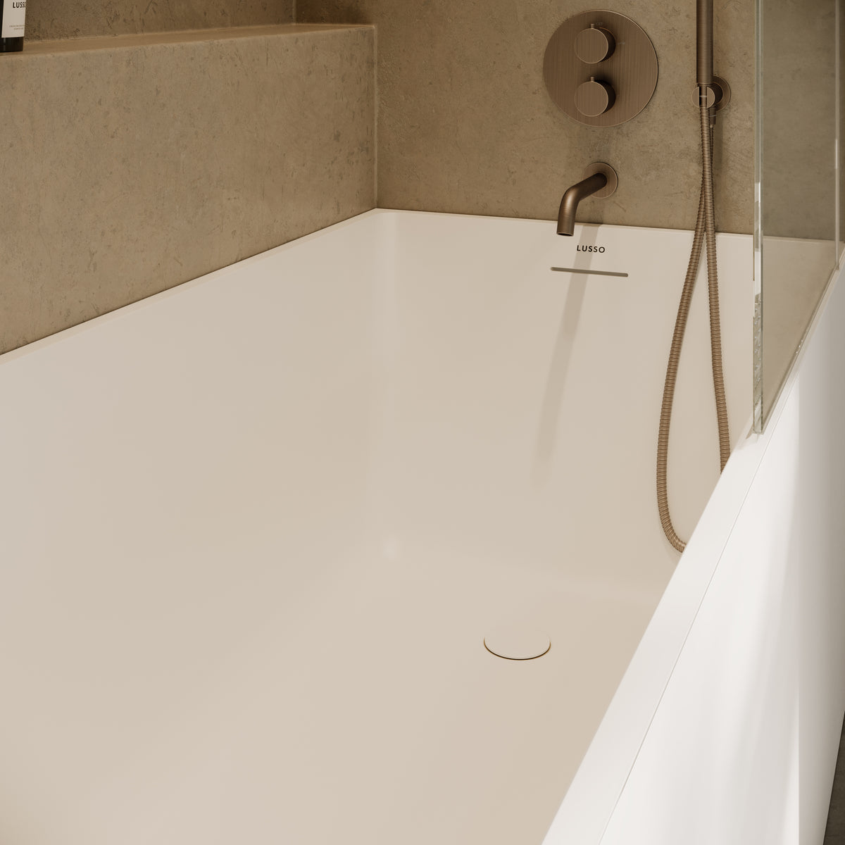 Lusso Light Kube Freestanding Bath 1700mm