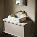 Kudos Carrara Marble Countertop Basin 455mm