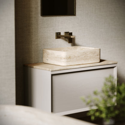 Kudos Travertine Stone Countertop Basin 455mm
