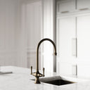 Lambeth Single Hole Traditional Kitchen Tap Brushed Bronze