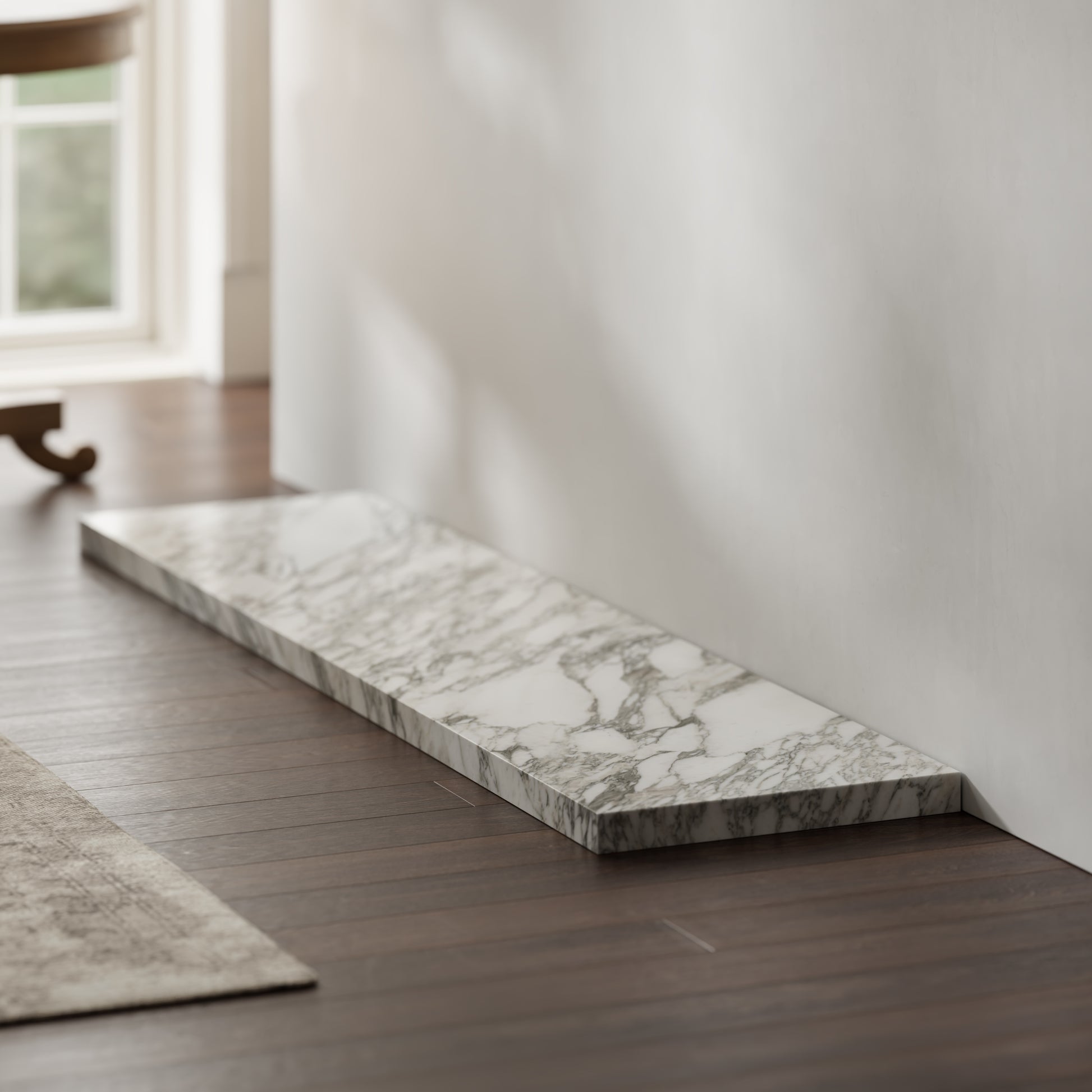 Marais Arabescato Honed Marble Outer Hearth - All Sizes