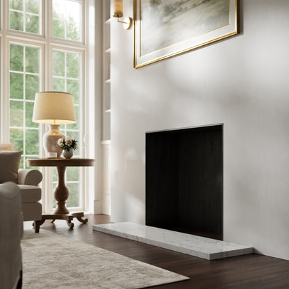 Marais Carrara Honed Marble Outer Hearth - All Sizes