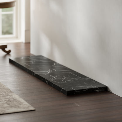Marais Nero Marquina Honed Marble Outer Hearth - All Sizes