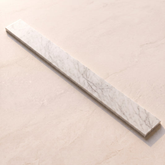 Deco Connaught & Charsley Carrara Marble Upstand 1200mm