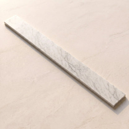 Deco Eaton Carrara Marble Upstand 1400mm