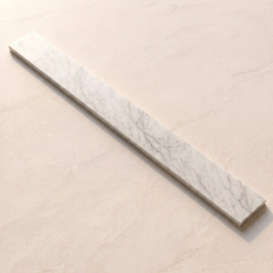 Deco Eaton Carrara Marble Upstand 1400mm