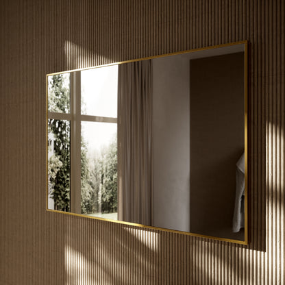 Moode Brushed Gold Mirror 1200mm