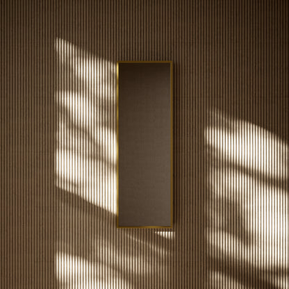 Moode Brushed Gold Mirror 300mm