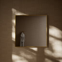 Moode Brushed Gold Mirror 800mm