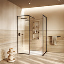 Opulence Complete Walk In Shower Enclosure Deep Bronze - KIT B